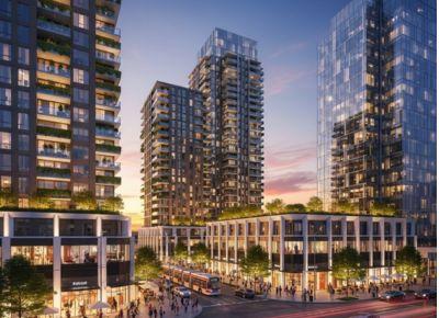 Residential and commercial buildings