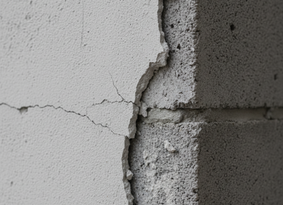 High adhesion to concrete and masonry