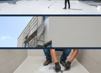 Easy to apply on various surfaces (roof, wall, floor)